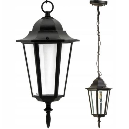 Suspension d'extérieur 1xE27/20W/230V IP43 noir