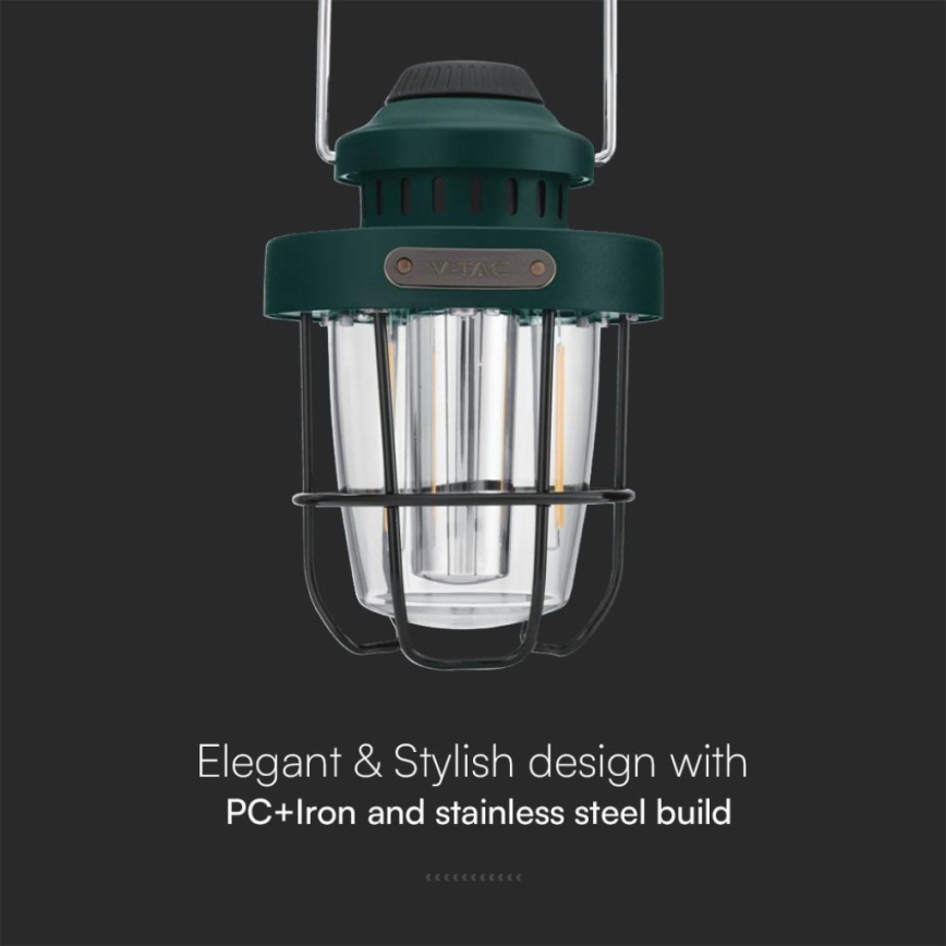 Suspension rechargeable d'extérieur à intensité variable LED/5W/5V 2700/6500K IP44
