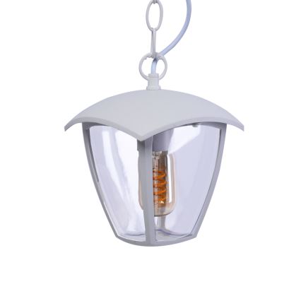 Suspension d'extérieur avec chaîne FOX 1xE27/40W/230V IP44 blanc