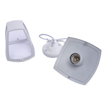 Suspension d'extérieur avec chaîne FOX 1xE27/40W/230V IP44 blanc