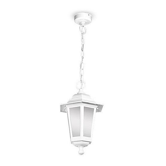 Suspension d'extérieur avec chaîne GARDEN 1xE27/60W/230V IP44 blanc