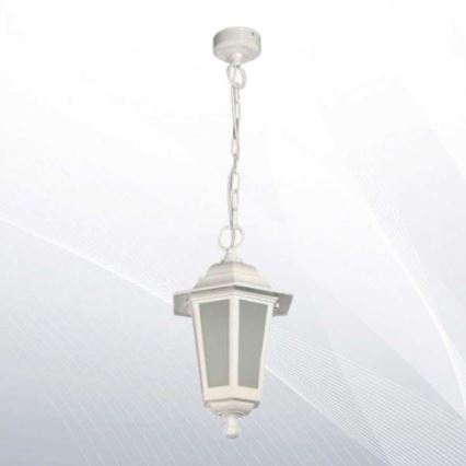 Suspension d'extérieur avec chaîne GARDEN 1xE27/60W/230V IP44 blanc