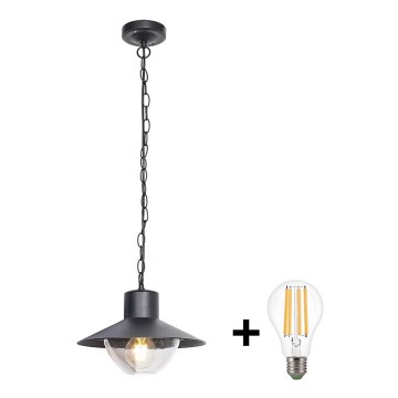 Suspension d'extérieur LED VEERLE 1xE27/9W/230V IP44 Suspension d'extérieur LED VEERLE 1xE27/9W/230V IP44