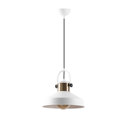 Suspension DODO 1xE27/40W/230V blanche/bronze
