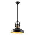 Suspension DODO 1xE27/40W/230V noir/bronze