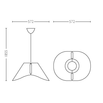 Suspension E27/60W/230V