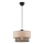 Suspension ECHO 1xE27/60W/230V beige/gris