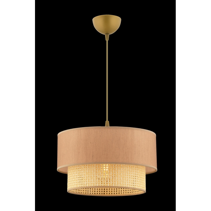 Suspension ECHO 1xE27/60W/230V beige