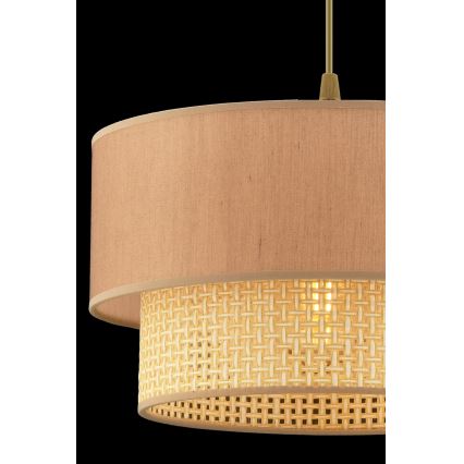 Suspension ECHO 1xE27/60W/230V beige