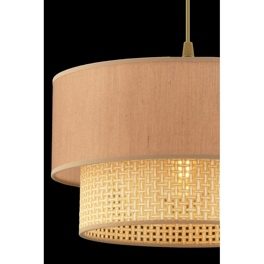 Suspension ECHO 1xE27/60W/230V beige