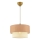 Suspension ECHO 1xE27/60W/230V brun/crème