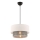Suspension ECHO 1xE27/60W/230V crème/gris