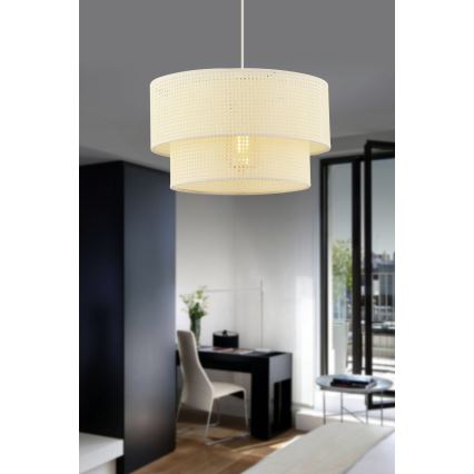 Suspension ECHO 1xE27/60W/230V crème