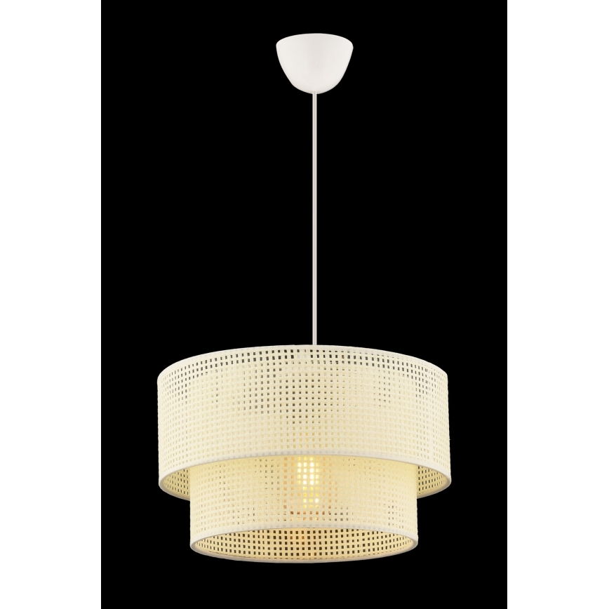 Suspension ECHO 1xE27/60W/230V crème