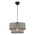 Suspension ECHO 1xE27/60W/230V gris/noir
