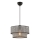 Suspension ECHO 1xE27/60W/230V gris/noir