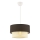 Suspension ECHO 1xE27/60W/230V marron/crème