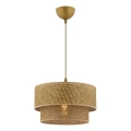 Suspension ECHO 1xE27/60W/230V marron