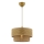 Suspension ECHO 1xE27/60W/230V marron
