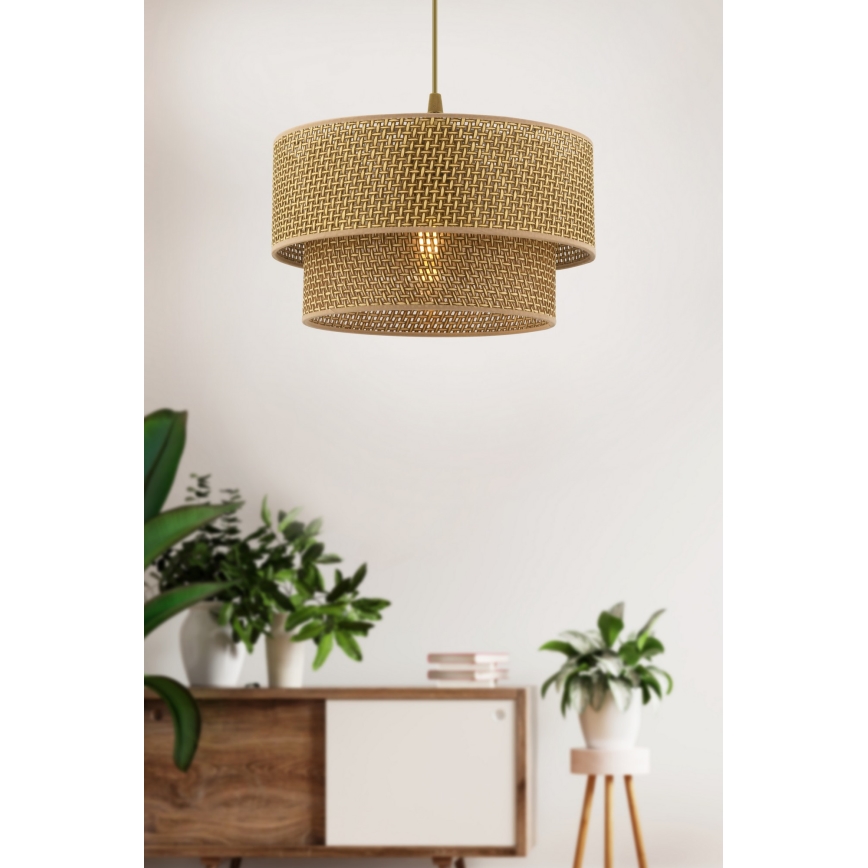 Suspension ECHO 1xE27/60W/230V marron