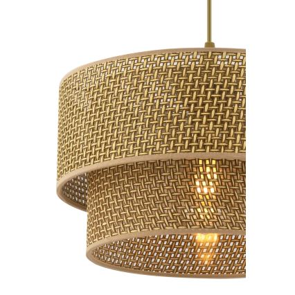 Suspension ECHO 1xE27/60W/230V marron