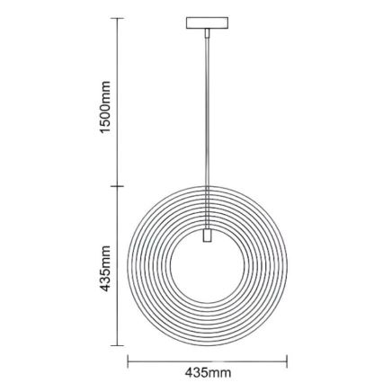 Suspension en bois sur câble 1xE27/60W/230V Ø 43,5 cm bois massif/placage/hêtre/hévéa