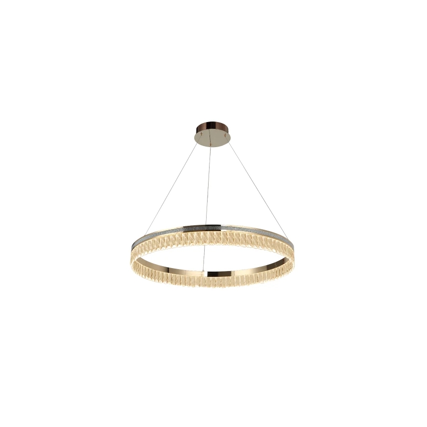 Lustre en cristal LED dimmable sur câble THALIA LED/55W/230V 3000–6000K Ø 80 cm + télécommande