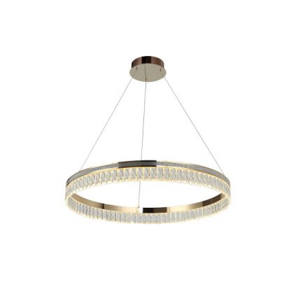 Lustre en cristal LED dimmable sur câble THALIA LED/55W/230V 3000–6000K Ø 80 cm + télécommande