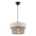 Suspension ERO 1xE27/60W/230V crème/gris