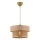 Suspension ERO 1xE27/60W/230V marron/or