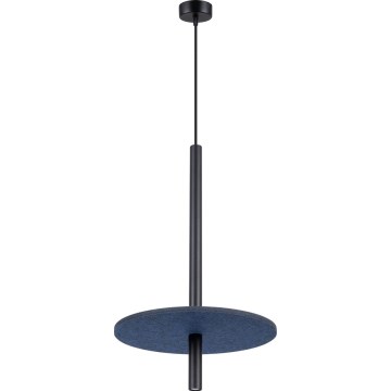 Suspension FELTRO sur câble 1xG9/8W/230V noir/bleu