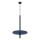 Suspension FELTRO sur câble 1xG9/8W/230V noir/bleu