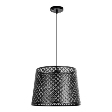 Suspension fil ABAZUR 1xE27/60W/230V noire