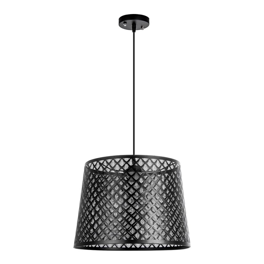 Suspension fil ABAZUR 1xE27/60W/230V noire
