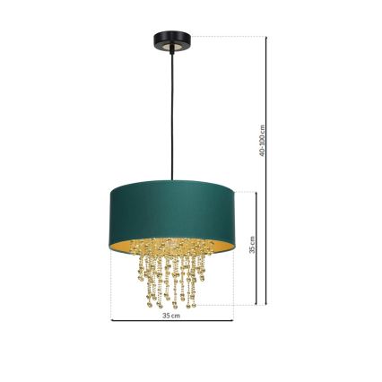 Suspension fil ALMERIA 1xE27/60W/230V