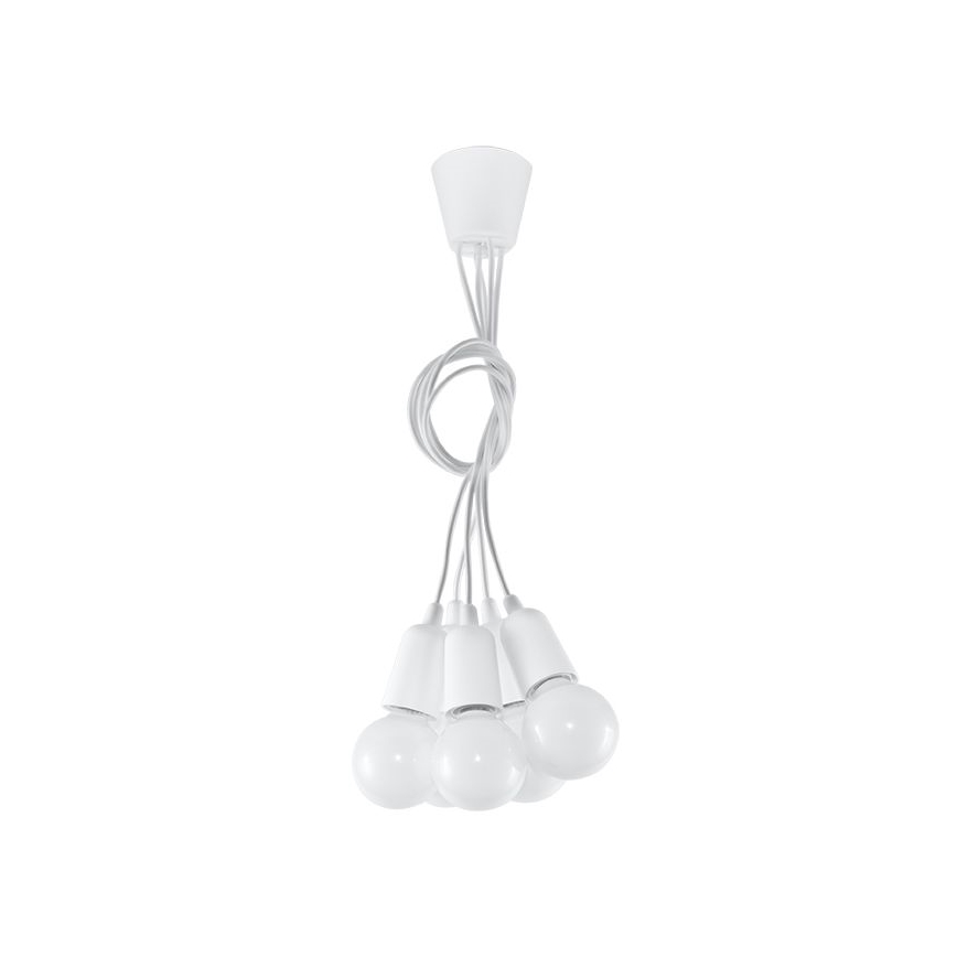 Suspension fil DIEGO 5xE27/60W/230V