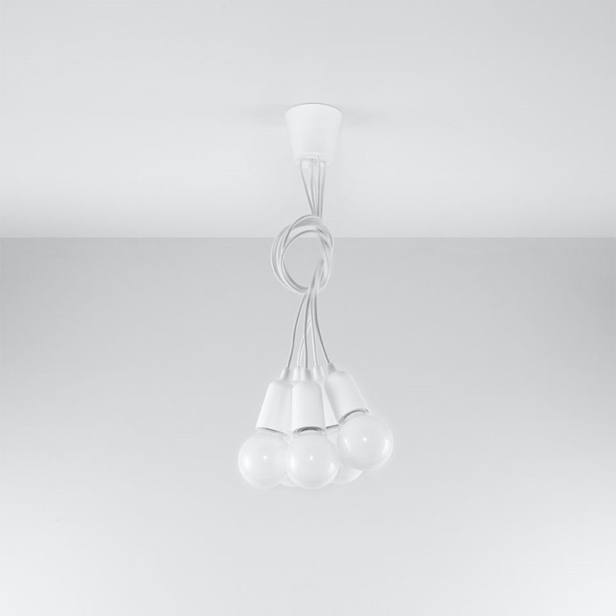 Suspension fil DIEGO 5xE27/60W/230V
