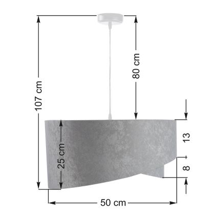 Suspension fil GALAXY 1xE27/60W/230V