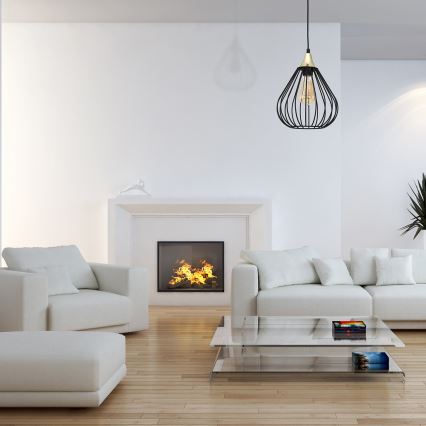 Suspension fil KANE 1xE27/60W/230V