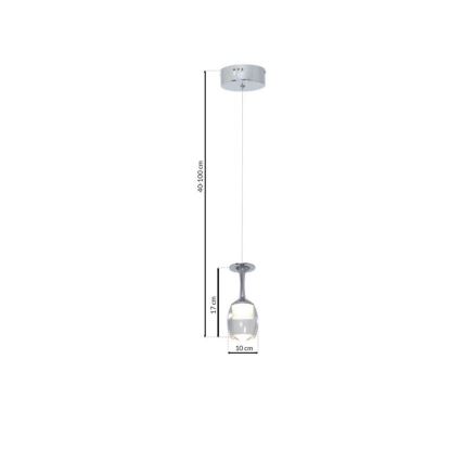 Suspension fil LED COPPA 1xLED / 5W / 230V
