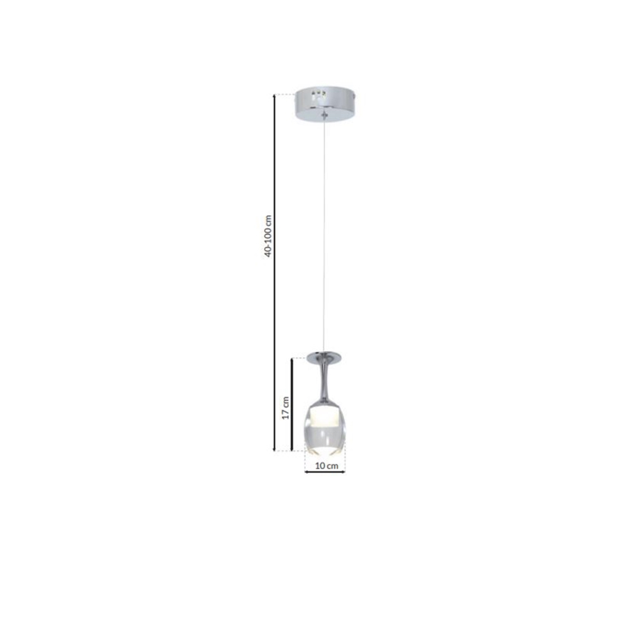 Suspension fil LED COPPA 1xLED / 5W / 230V