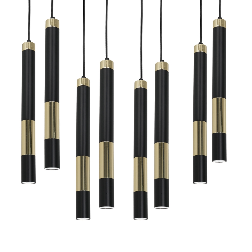 Suspension fil LED DALLAS 8xGU10 / 3W / 230V