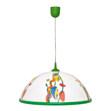 Suspension fil pour enfant FISH 1xE27/15W/230V