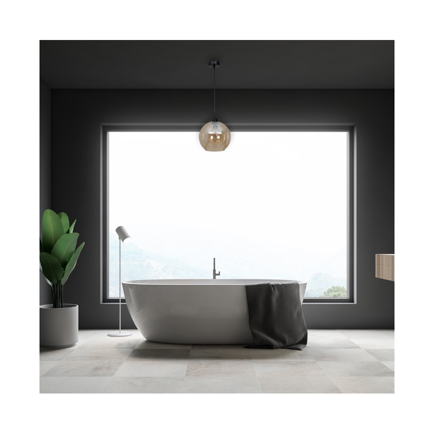 Suspension fil SOFIA 1xE27/60W/230V marron