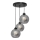 Suspension fil SOFIA 3xE27/60W/230V noir