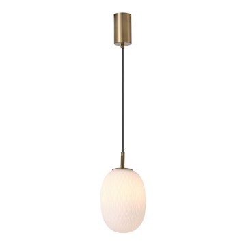 Suspension filaire 1xE14/25W/230V blanc d. 15 cm