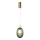 Suspension filaire 1xE14/25W/230V gris d. 15 cm
