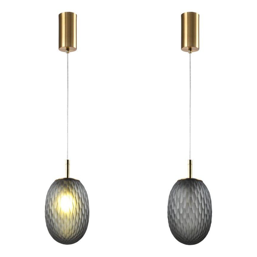 Suspension filaire 1xE14/25W/230V gris d. 15 cm