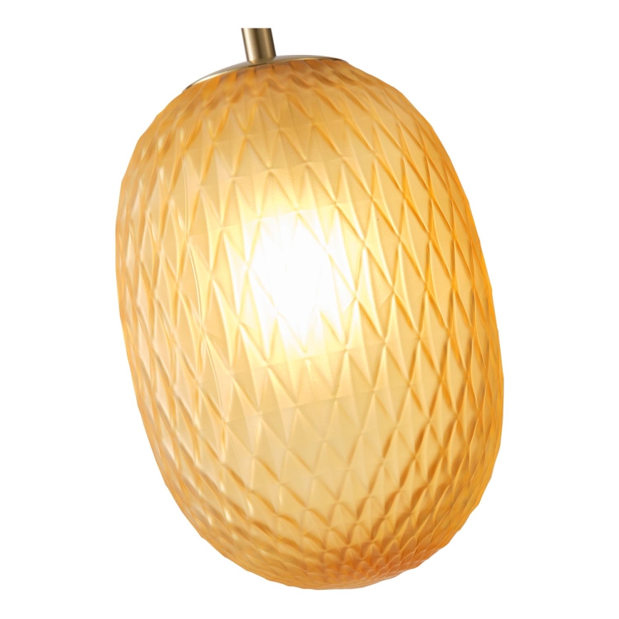 Suspension filaire 1xE14/25W/230V marron pr. 15 cm