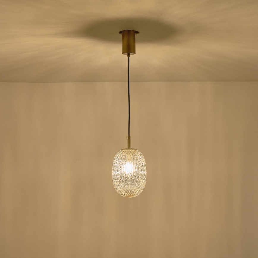 Suspension filaire 1xE14/25W/230V transparent d. 15 cm